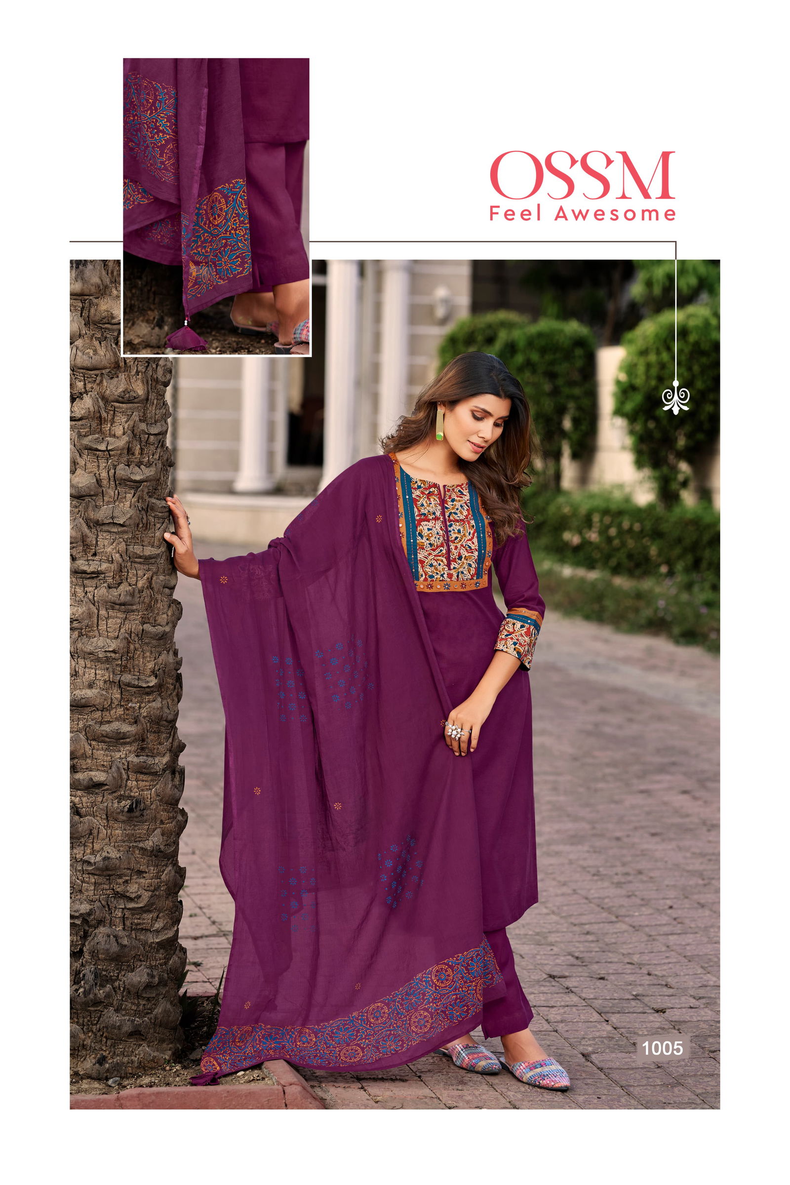 Mahek By Ossm Premium Cotton Kurti With Bottom Dupatta Wholesale Clothing Suppliers In India